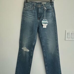 Ag Adriano Goldschmied Alexxis High Rise Straight Jeans size 25 New with tags